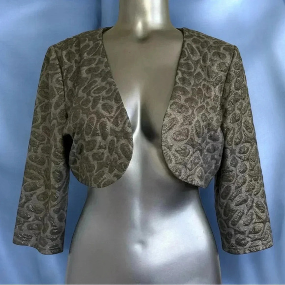 💎💟Women’s Vintage Bolero Jacket 3/4  Sleeves - Picture 1 of 13